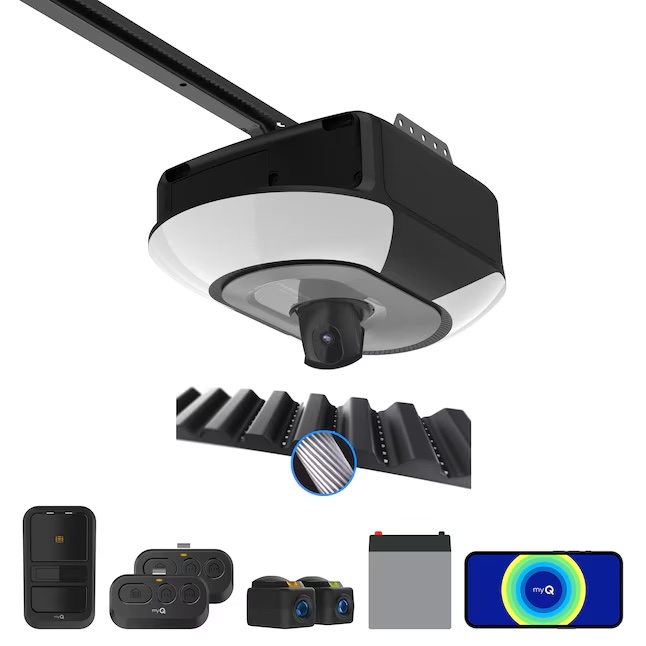 Chamberlain B6830 1 1/4 HP belt drive garage door opener with built-in camera
